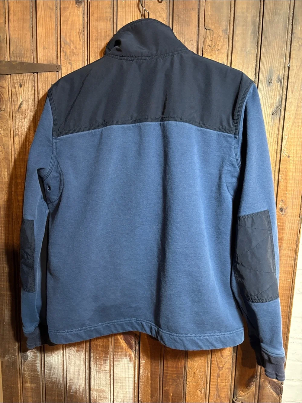 Men's L.L. Bean Blue Two-Tone Casual Zip Jacket